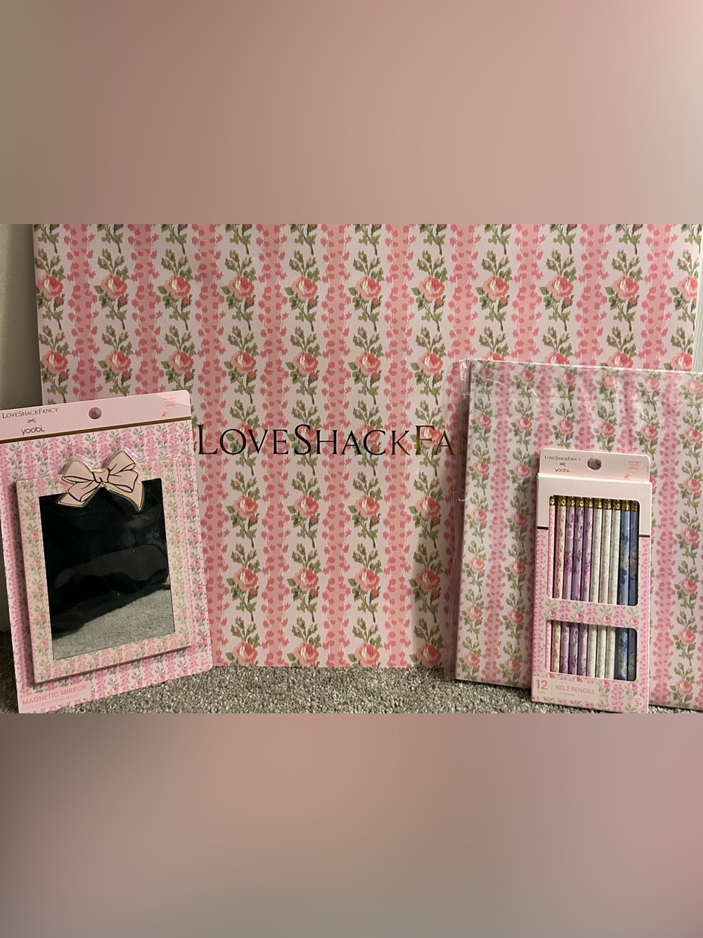 LoveShackFancy NWT school/office supply set NWT